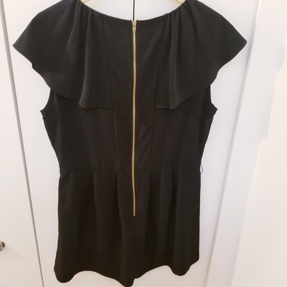 NWT H&M Black Gold Romper Dress Shorts - Picture 7 of 7